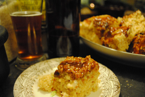 Scotch Ale paired with Salted Caramel Brown Butter Crunchies