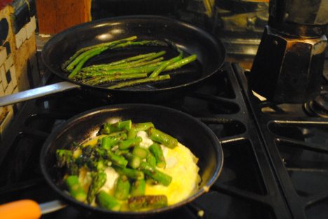 egg asparagus